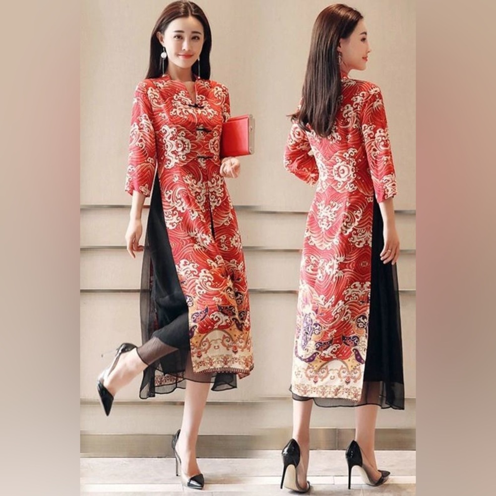 Cheong sam / East Asian inspired Dress